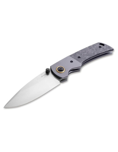 Cuchillo de bolsillo BKER PLUS Gulu Pro Titanio y Fibra de Carbono