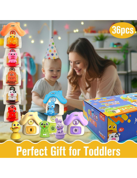 Juguete Montessori BestJoy Animales de Granja 1-3 Años Juguete Montessori BestJoy Animales de Granja 1-3 Años