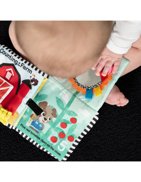 Libro Suave de Actividades Baby Einstein - Contar en la Granja Libro Suave de Actividades Baby Einstein - Contar en la Granja