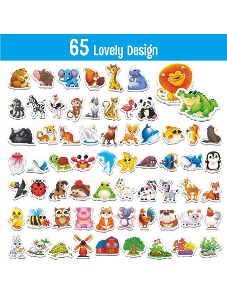 Imanes Magnéticos de Animales 65 PCS SpriteGru - Juguetes Educativos Imanes Magnéticos de Animales 65 PCS SpriteGru - Juguetes Educativos