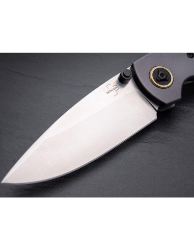 Cuchillo de bolsillo BKER PLUS Gulu Pro Titanio y Fibra de Carbono