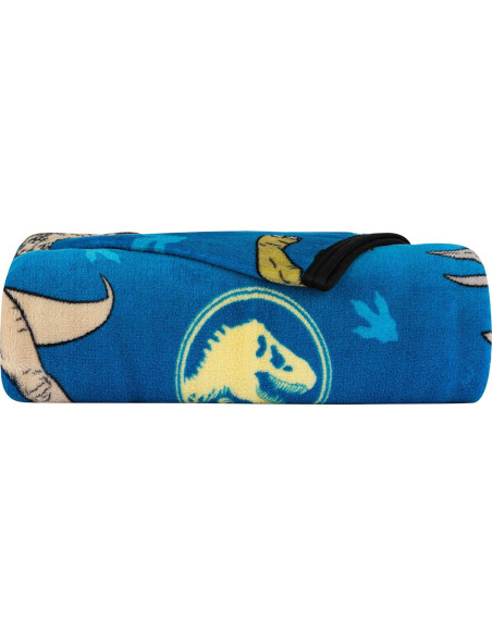 Manta Infantil Franco Jurassic World 116x152 cm Suave Manta Infantil Franco Jurassic World 116x152 cm Suave