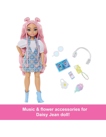Muñeca Barbie Dream Besties Daisy Jean con Accesorios Musicales Muñeca Barbie Dream Besties Daisy Jean con Accesorios Musicales