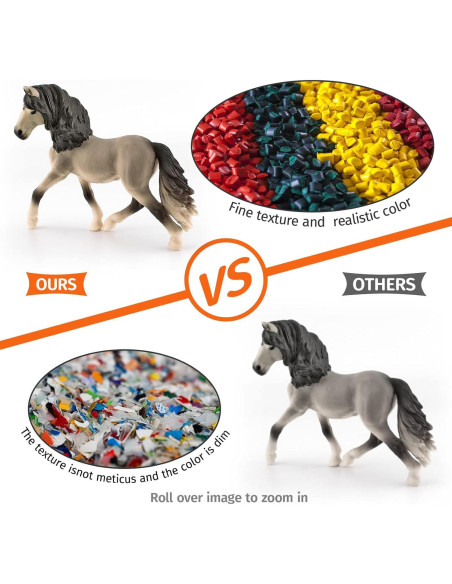 Set de Juguetes de Caballos 5PCS GUFOPONAS PVC Realista Set de Juguetes de Caballos 5PCS GUFOPONAS PVC Realista