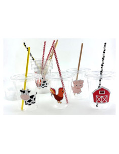 Vasos de Fiesta de Granja Stesha Party Set de 12