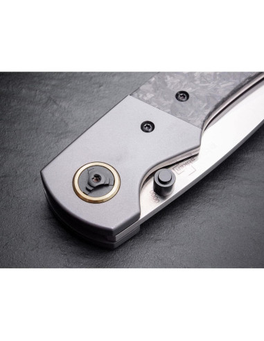 Cuchillo de bolsillo BKER PLUS Gulu Pro Titanio y Fibra de Carbono