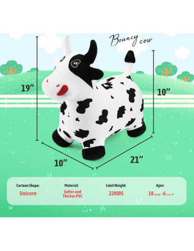 Caballo Saltarín Inflable EVERICH TOY para Niños 0.87 kg
