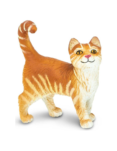 Figura Gato Atigrado Safari Ltd. 5 cm Juguete Educativo