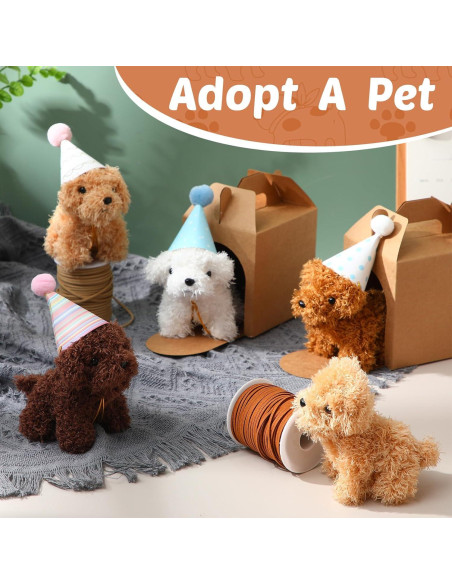 Juego de 20 Animales de Peluche Mini Motionchic con Sombreros Juego de 20 Animales de Peluche Mini Motionchic con Sombreros