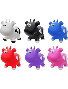 Vaca Inflable Farm Hoppers para Niños 45 kg con Bomba 2