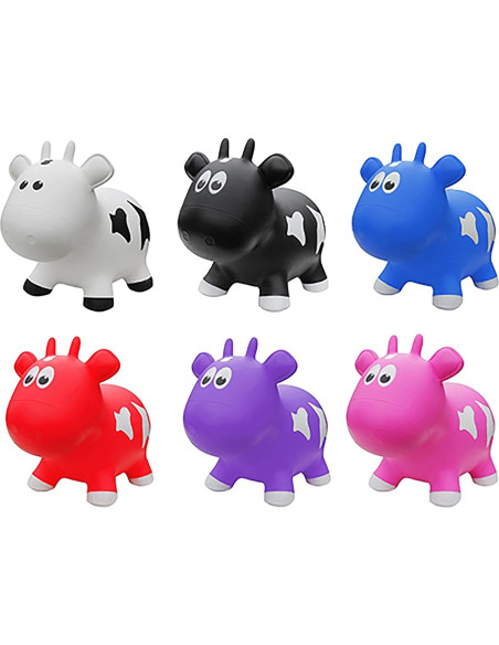 Vaca Inflable Farm Hoppers para Niños 45 kg con Bomba Vaca Inflable Farm Hoppers para Niños 45 kg con Bomba