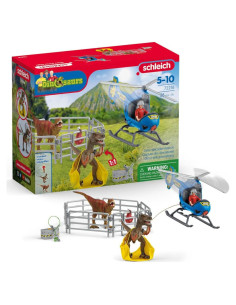 Helicóptero de Rescate Dino Schleich 28x11x23cm