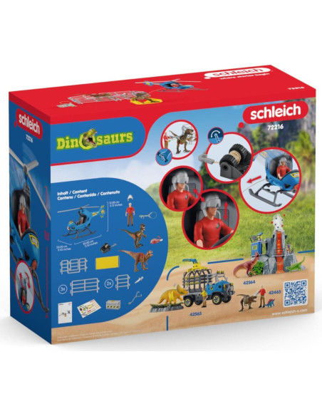 Helicóptero de Rescate Dino Schleich 28x11x23cm Helicóptero de Rescate Dino Schleich 28x11x23cm