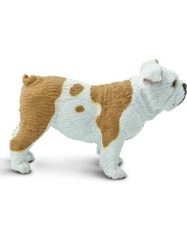 Figura de Bulldog Safari Ltd. - Realista 5,08 cm - Juguete educativo