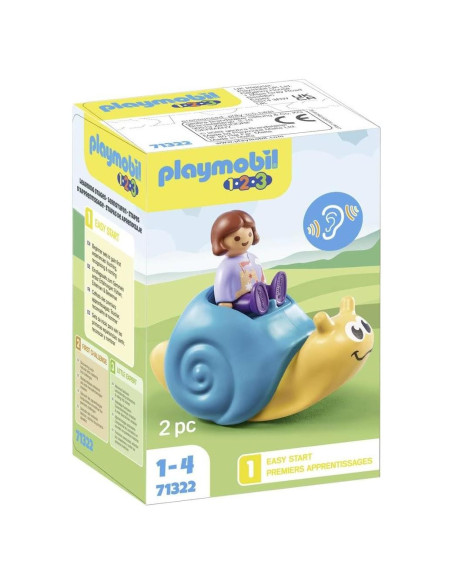 Caracol Balancín Playmobil 1.2.3 con Sonajero 71322 Caracol Balancín Playmobil 1.2.3 con Sonajero 71322