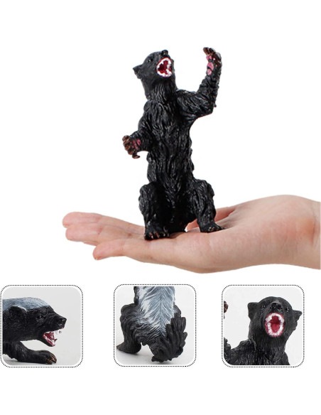 Conjunto de Figuritas de Tejón de Miel 3PCS BRETOYIN Conjunto de Figuritas de Tejón de Miel 3PCS BRETOYIN