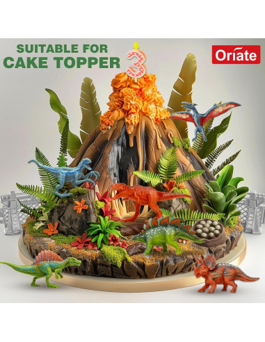 Conjunto de Dinosaurios Mini Oriate 12 Piezas 10 cm