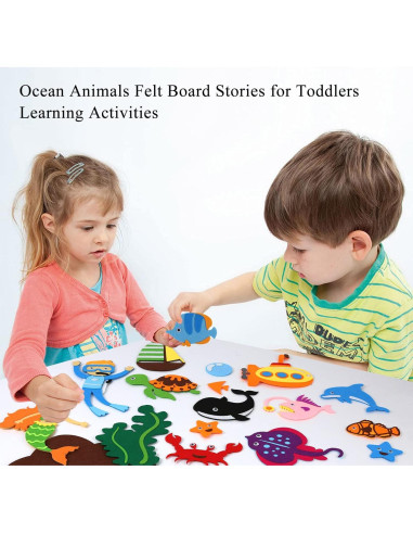 Tablero de Fieltro Marinos Craftstory 41 Piezas 106 cm