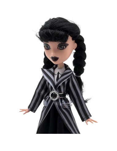 Muñeca Addams New-B 22.86 cm con soporte y caja