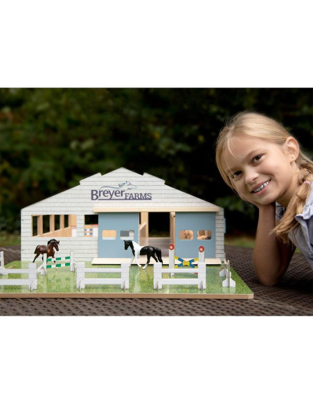 Establo Arena Deluxe Breyer Horses 24 Piezas 61.6x55.9 cm Establo Arena Deluxe Breyer Horses 24 Piezas 61.6x55.9 cm