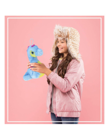 Peluche Caballito de Mar DolliBu Azul 21.59 cm Suave