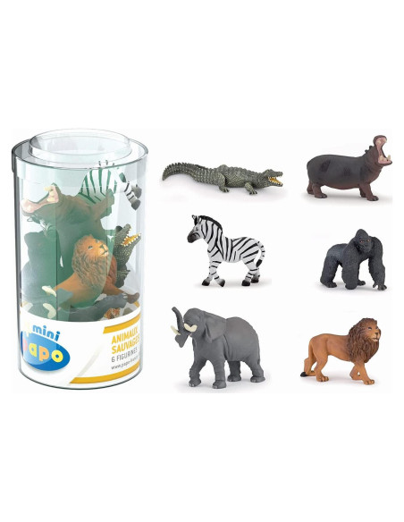 Papo - Figura Histórica Mini Plus Salvaje 1 - 6 Piezas Papo - Figura Histórica Mini Plus Salvaje 1 - 6 Piezas