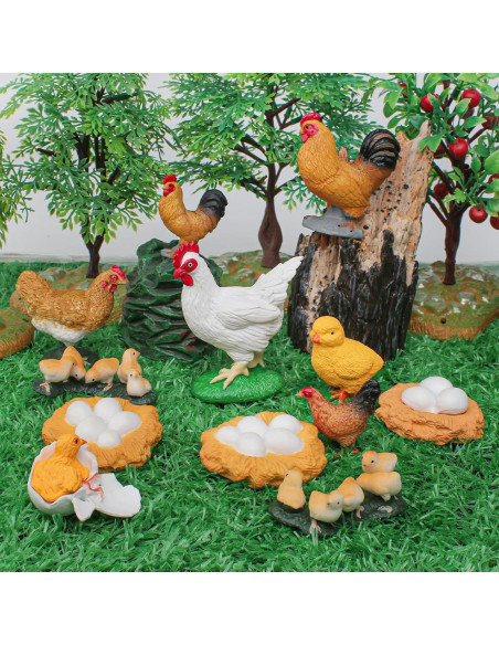 Juego Educativo Ciclo de Vida de Pollos 4 Piezas Juego Educativo Ciclo de Vida de Pollos 4 Piezas