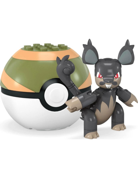 Kit de Construcción Pokémon MEGA Alolan Rattata 29 Piezas Kit de Construcción Pokémon MEGA Alolan Rattata 29 Piezas
