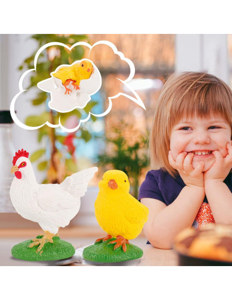 Juego Educativo Ciclo de Vida de Pollos 4 Piezas Juego Educativo Ciclo de Vida de Pollos 4 Piezas