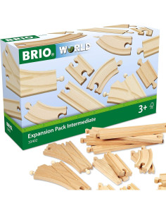 Tren de Granja BRIO World 33404 + Expansión 33402 Madera 2