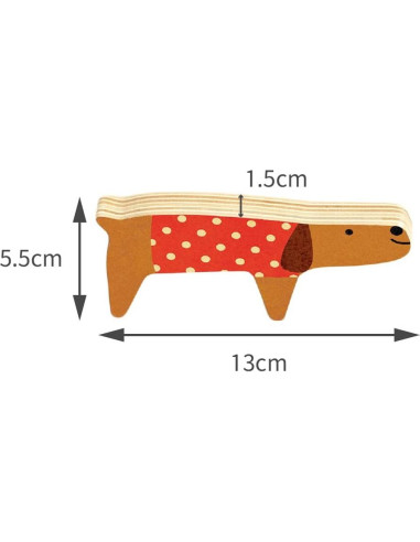 Rompecabezas de Madera DJECO Woodypets - 20x20 cm