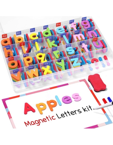 Kit de Letras Magnéticas Gamenote + Tablero Montessori 15 en 1