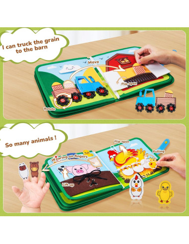 Kit de Letras Magnéticas Gamenote + Tablero Montessori 15 en 1