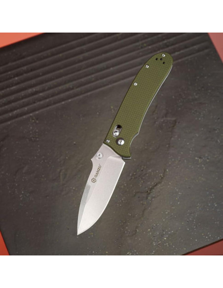 Cuchillo Plegable Ganzo D704-GR Hoja Acero D2 Mango G10 Verde Cuchillo Plegable Ganzo D704-GR Hoja Acero D2 Mango G10 Verde