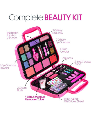 Kit de Maquillaje Toysical Princesa - No Tóxico y Lavable