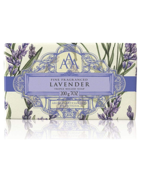 Jabón de Lujo Triple Milled AAA Floral Lavanda 200 g SLS y Parabenos Jabón de Lujo Triple Milled AAA Floral Lavanda 200 g SLS y Parabenos