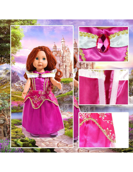 Ropa de Muñeca 45 cm WONDOLL 6 Vestidos Princesa Ropa de Muñeca 45 cm WONDOLL 6 Vestidos Princesa