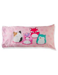 Funda de Almohada Satén Franco Squishmallows King 50x91 cm