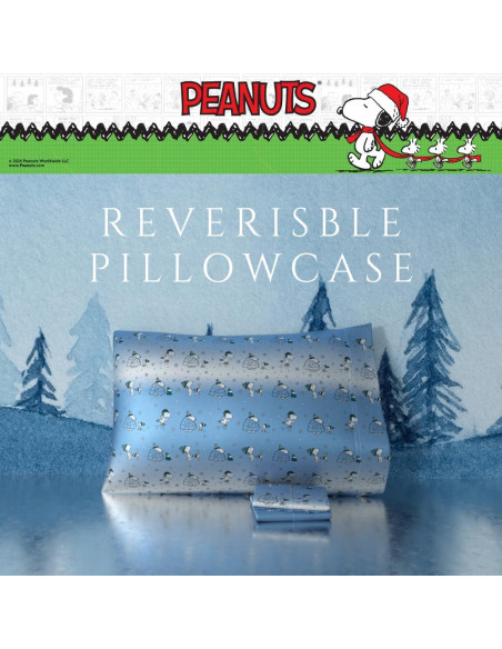 Funda de Almohada Satén Franco Snoopy 20x30 cm Navidad Funda de Almohada Satén Franco Snoopy 20x30 cm Navidad