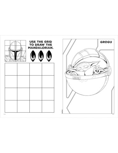 Star Wars The Mandalorian: Grogu: Colortivity with Stickers