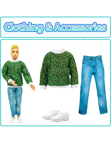 Muñeca de Moda Shenzhen 29 cm Mangas Largas Verde