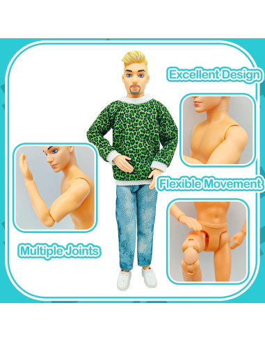 Muñeca de Moda Shenzhen 29 cm Mangas Largas Verde