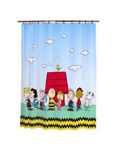 Cortina de Ducha Peanuts Franco 13 Piezas 100% Poliester