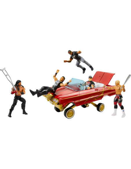 Juego de Figura Rey Mysterio y Vehículo Low Rider Mattel Juego de Figura Rey Mysterio y Vehículo Low Rider Mattel