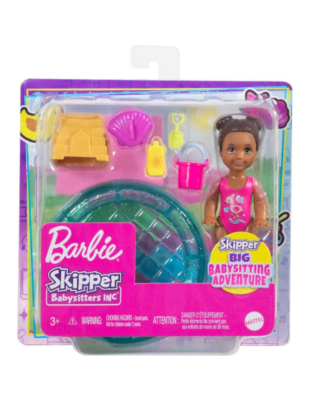 Muñeca Barbie Skipper Babysitters Inc. con piscina y accesorios Muñeca Barbie Skipper Babysitters Inc. con piscina y accesorios
