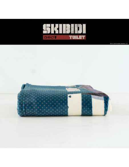 Manta Franco Skibidi Toilet 116x152 cm Suave y Acogedora Manta Franco Skibidi Toilet 116x152 cm Suave y Acogedora