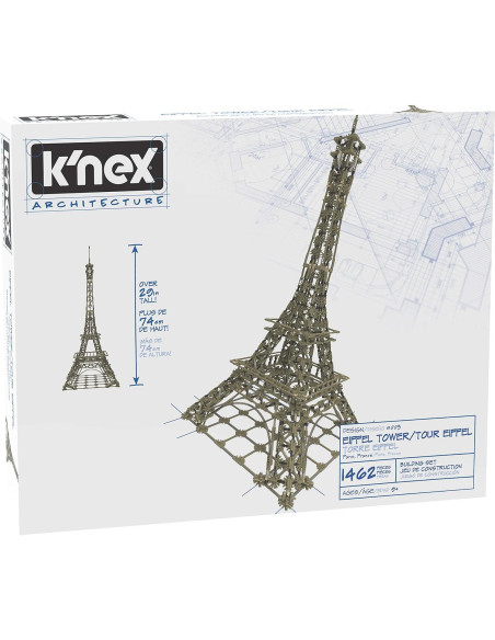 K'NEX Torre Eiffel - Set de Construcción 1462 Piezas 73,66 cm K'NEX Torre Eiffel - Set de Construcción 1462 Piezas 73,66 cm