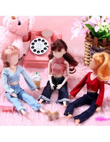 Conjunto Ropa de Muñeca Bencailor 6 Piezas 30 cm