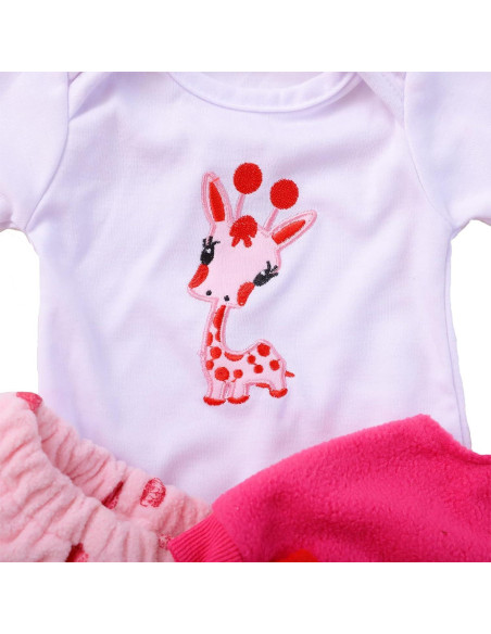 Ropa para muñecas Reborn scnbom 17-22 pulgadas 5 piezas Ropa para muñecas Reborn scnbom 17-22 pulgadas 5 piezas