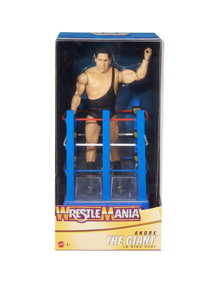 Figura de Acción WWE Andre The Giant 15.24 cm con Carro de Ring Figura de Acción WWE Andre The Giant 15.24 cm con Carro de Ring